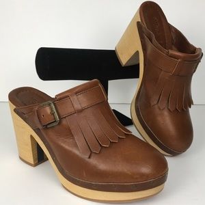 SOLD❗️Madewell “The Classic Clog” Dark Chestnut